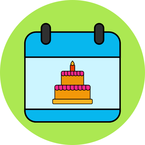 cumpleaños Generic color lineal-color icono