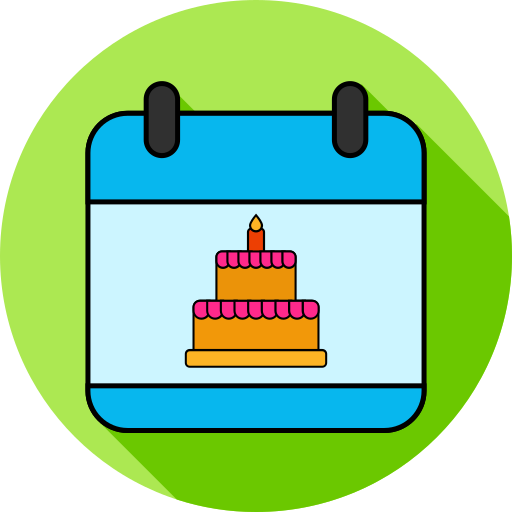 생일 Generic color lineal-color icon