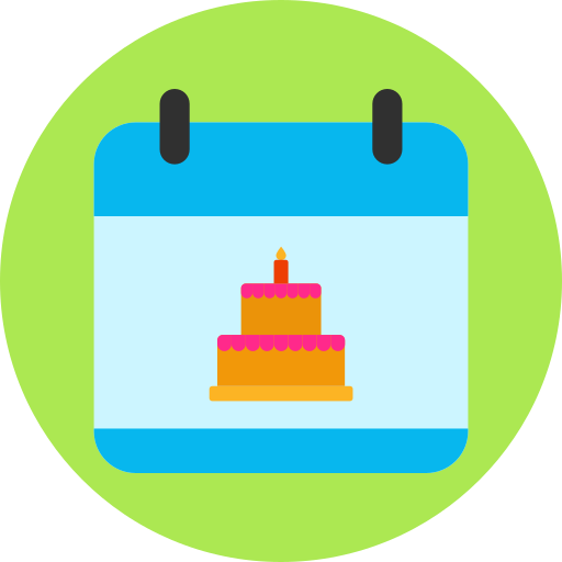 urodziny Generic color fill ikona