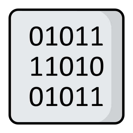 código binário Generic color lineal-color Ícone