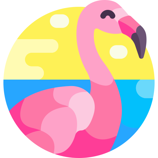 Flamingo Detailed Flat Circular Flat icon