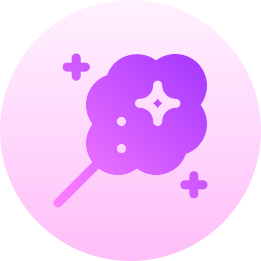 솜사탕 Basic Gradient Circular icon