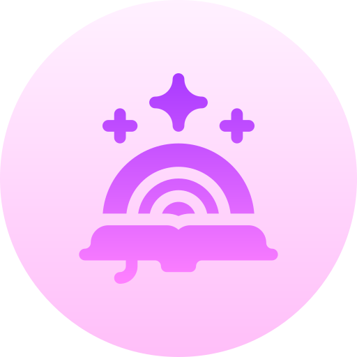 동화 Basic Gradient Circular icon
