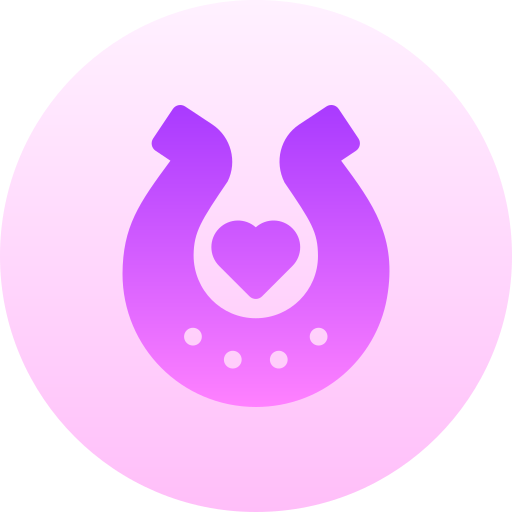 편자 Basic Gradient Circular icon
