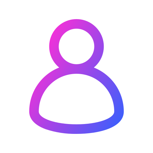 사용자 Generic gradient outline icon