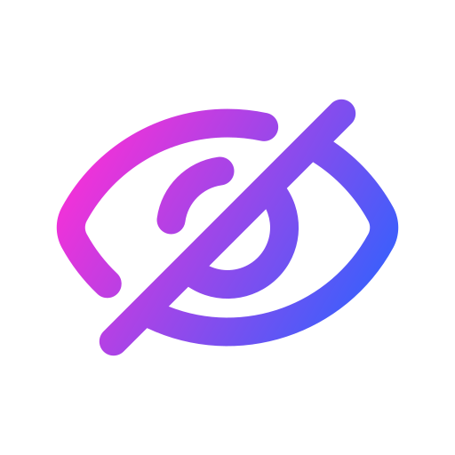 블라인드 Generic gradient outline icon