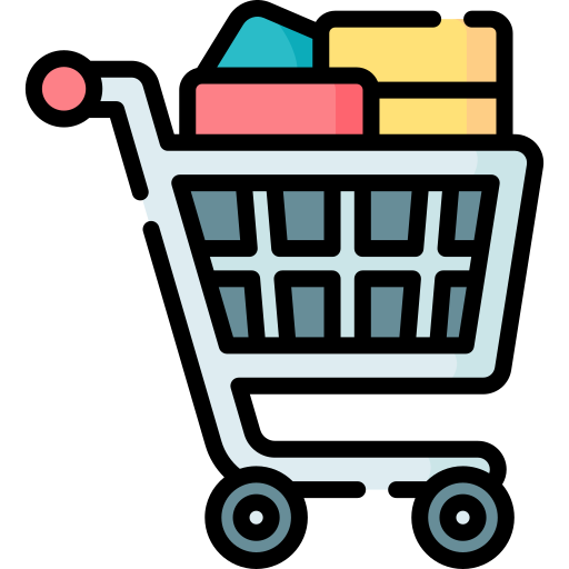 Shopping cart Special Lineal color icon