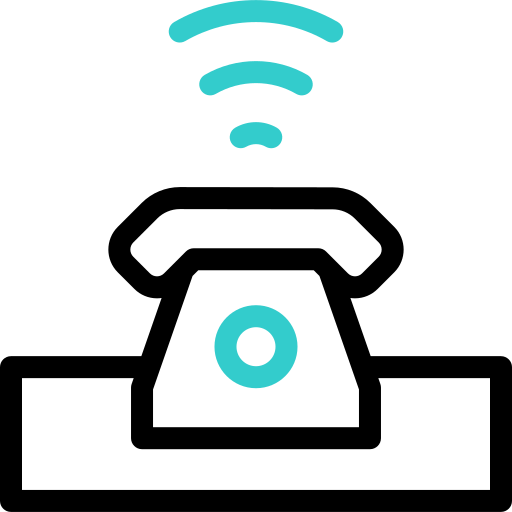 전화 Basic Accent Outline icon