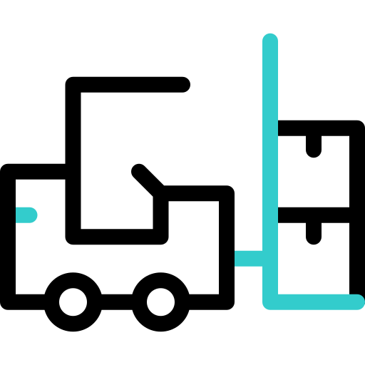 gabelstapler Basic Accent Outline icon