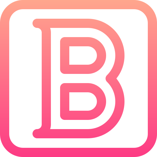 Bold Basic Gradient Lineal color icon