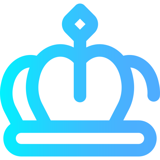 왕관 Super Basic Omission Gradient icon