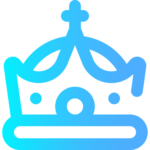 왕관 Super Basic Omission Gradient icon