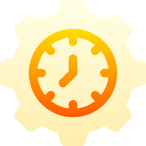 Time management Basic Gradient Gradient icon