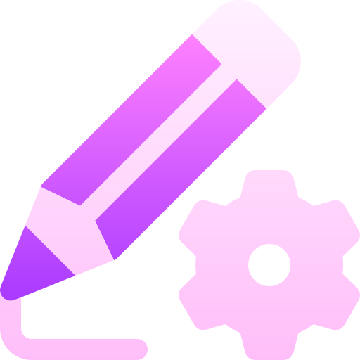 ołówek Basic Gradient Gradient ikona