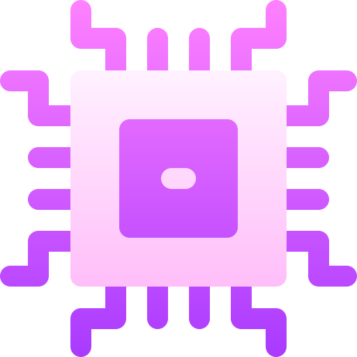 マイクロチップ Basic Gradient Gradient icon