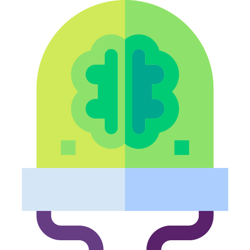 뇌 Basic Straight Flat icon