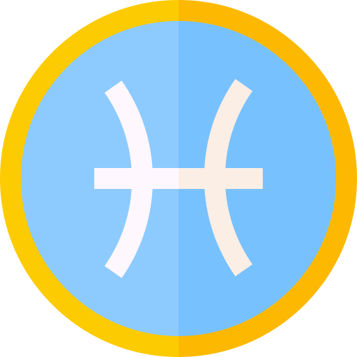 Pisces Basic Straight Flat icon