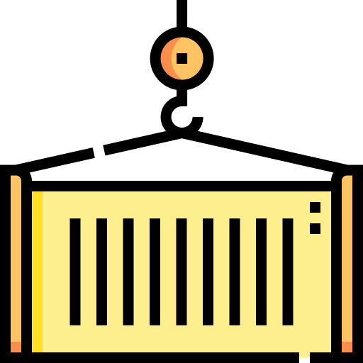 貨物 Detailed Straight Lineal color icon