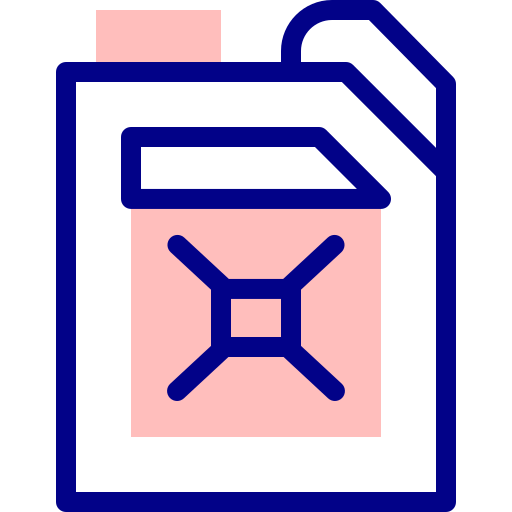 Jerrycan Detailed Mixed Lineal color icon