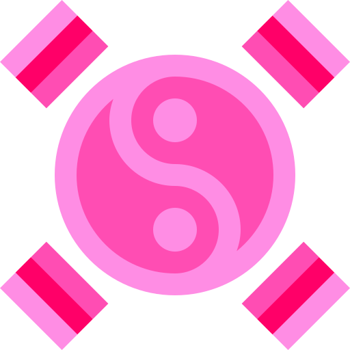 yin yang Basic Sheer Flat ikona