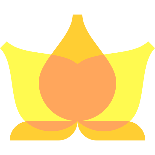 flor de loto Basic Sheer Flat icono