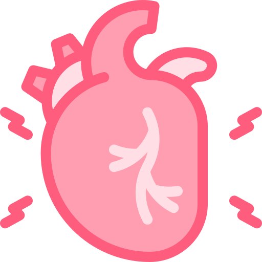 心臓 Detailed color Lineal color icon