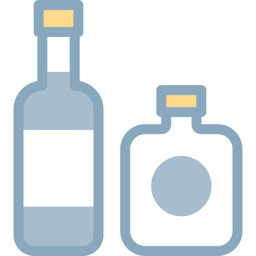 ワイン Detailed color Lineal color icon