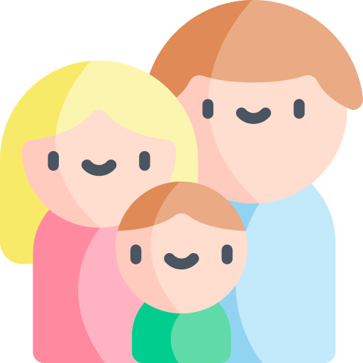 Family Kawaii Flat icon