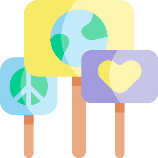 Peace Kawaii Flat icon