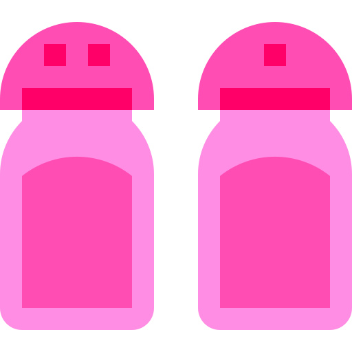 Salt and Pepper Basic Sheer Flat icon