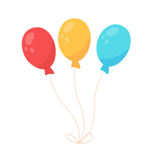 balony Generic color fill ikona