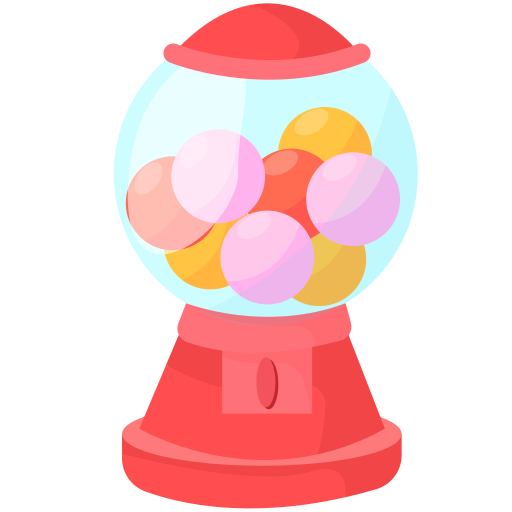 Gumball machine Generic color fill icon