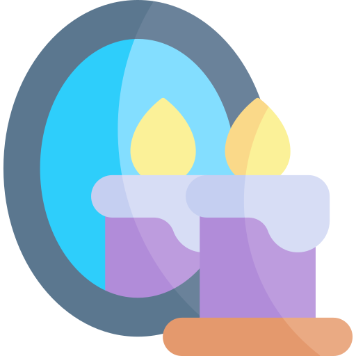 Mirror Kawaii Flat icon