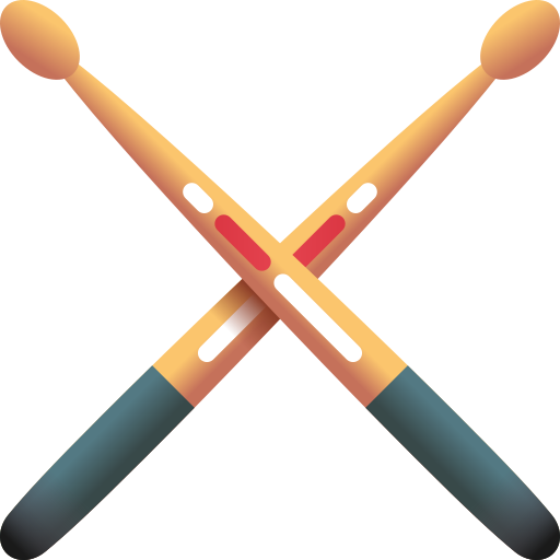 Drumstick 3D Color icon