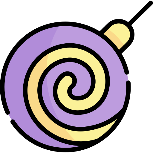 péndulo Kawaii Lineal color icono