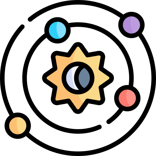 astrologie Kawaii Lineal color icoon