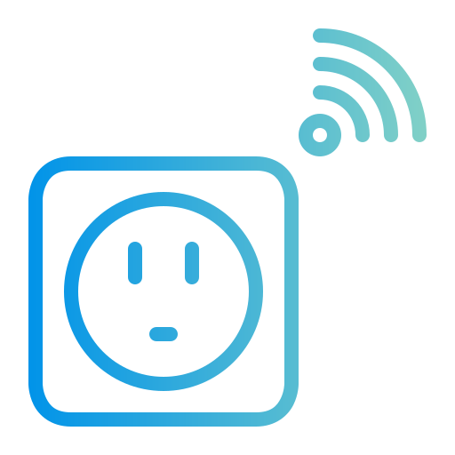 Smart plug Generic gradient outline icon