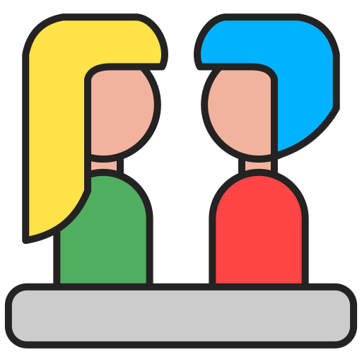 カップル Generic color lineal-color icon