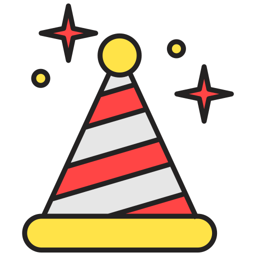Праздничная шляпа Generic color lineal-color иконка