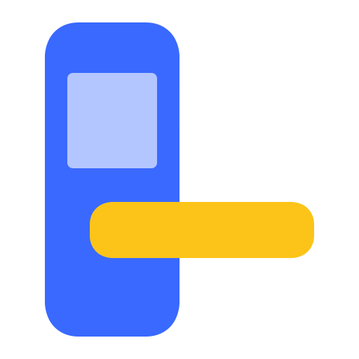 Smart door Generic color fill icon