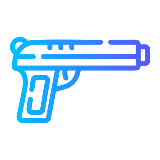 arma da fuoco Generic Gradient icona