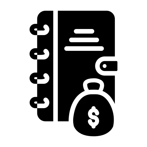 escrituração Generic Glyph Ícone