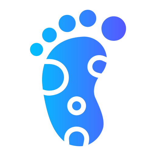 Feet Generic Flat Gradient icon