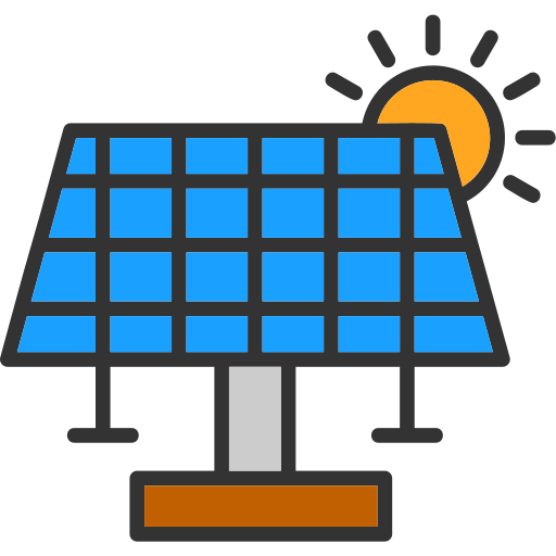 energía solar Generic Outline Color icono