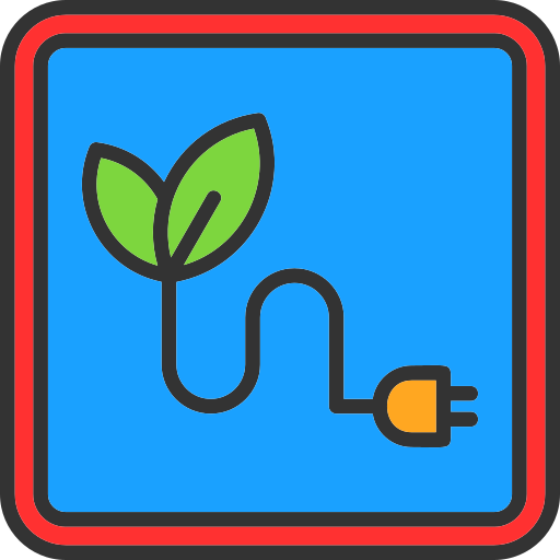 持続可能なエネルギー Generic Outline Color icon