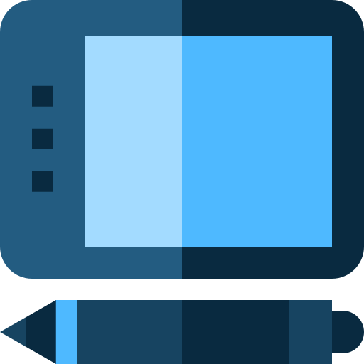 tablet graficzny Basic Straight Flat ikona