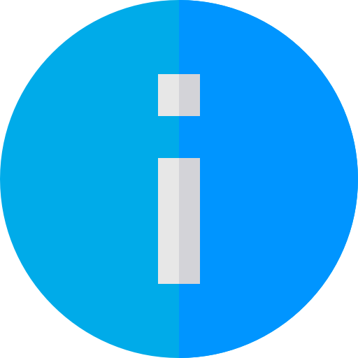 information Basic Straight Flat Icône