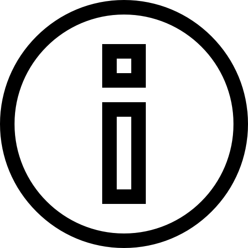 information Basic Straight Lineal Icône