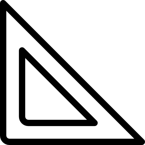 삼각자 Vitaliy Gorbachev Lineal icon