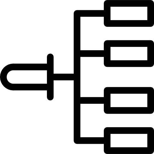 estrutura hierárquica Vitaliy Gorbachev Lineal Ícone